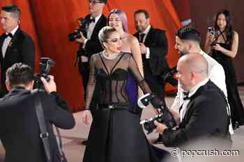 Lady Gaga Helps Photographer During 2023 Oscars Red Carpet Fall