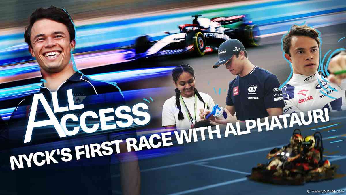 ALL ACCESS | Nyck De Vries' First F1 Race with Scuderia AlphaTauri!
