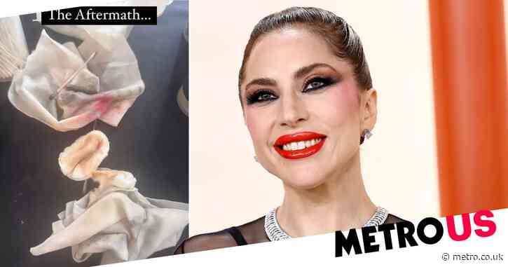 Lady Gaga’s makeup artist reveals chaotic ‘aftermath’ of star’s glamorous Oscars look  