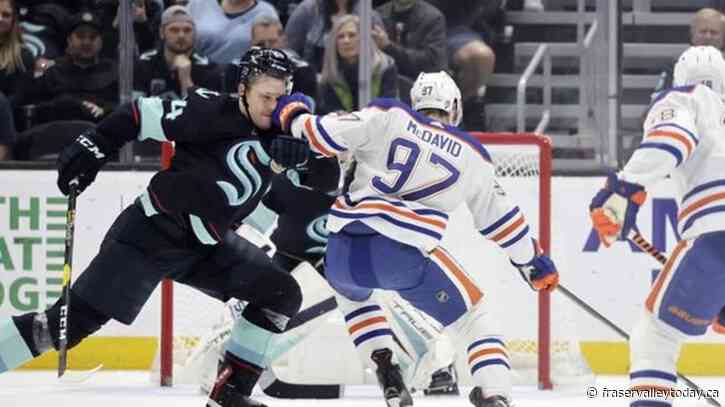 Evander Kane’s hat trick lifts Oilers past Kraken 6-4