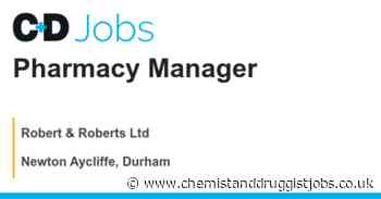 Robert & Roberts Ltd: Pharmacy Manager