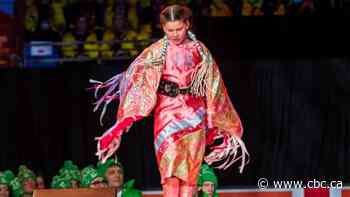 Bravery was my children performing the Mi'kmaq Ko'jua dance at the Canada Games
