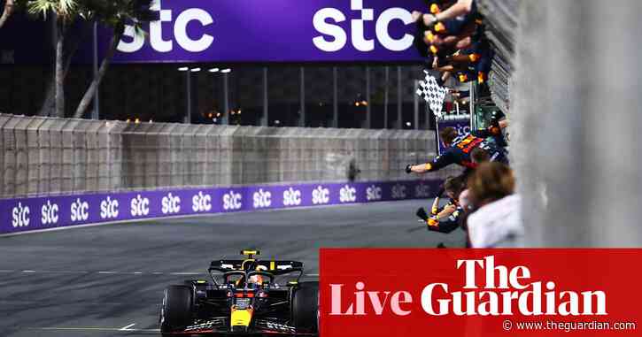 F1: Sergio Pérez wins Saudi Arabian GP with Verstappen second – as it happened