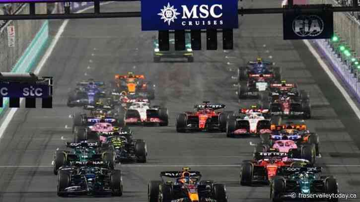 Perez holds off Verstappen’s charge to win Saudi Arabian GP