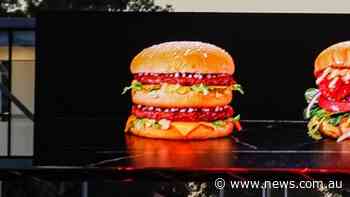 Macca’s burger mocked on Aussie billboard