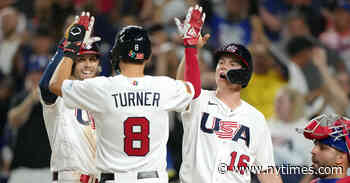 Trea Turner Leads US Past Cuba and Into World Baseball Classic Final