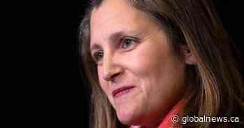 ‘Targeted’ inflation relief for vulnerable Canadians coming in 2023 budget: Freeland