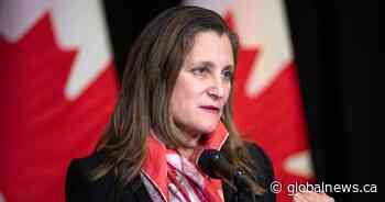 Putin on ‘wrong side of history,’ says Freeland to China as leaders meet