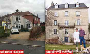 Couple sold their semi in Kent and escaped to a nine-bed French chateau... for almost half the price