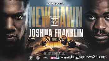 Joshua vs. Franklin “Will  be sold out” – Eddie Hearn on ticket sales