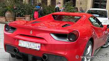 US tourist fined $500 for driving Ferrari into Florence's famous piazza