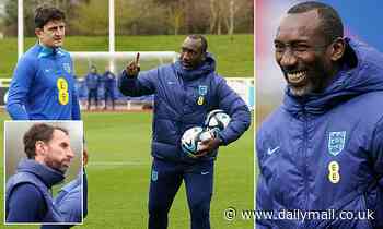 New England coach Jimmy Floyd Hasselbaink joins Three Lions squad
