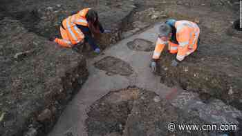 'Vibrant' Roman mosaic discovered under supermarket construction site