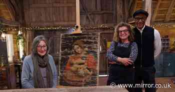 Painting hidden from Nazis in WWII labour camp is restored to its former glory