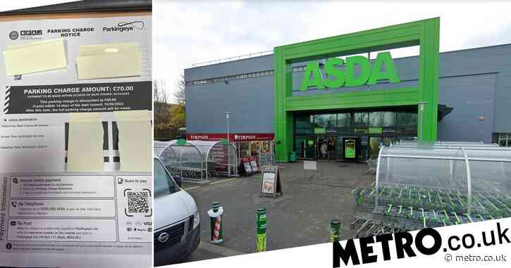 Nurse hit with parking fine after car battery died outside Asda store