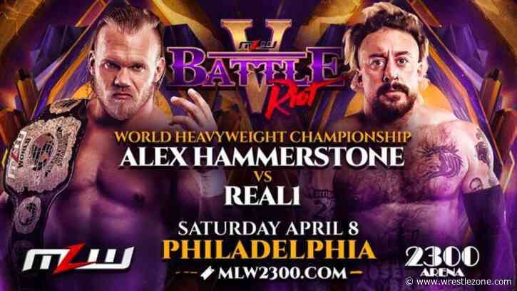 Alex Hammerstone vs. Real1 Announced For MLW Battle Riot V