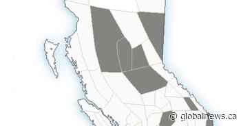 Dust advisories issued for 10 communities in B.C. Interior