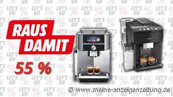 Nur noch heute – großer Lagerverkauf bei MediaMarkt: Siemens-Kaffeevollautomaten bis zu 55 % günstiger