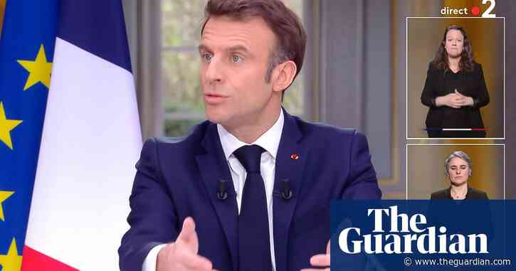 Emmanuel Macron takes off ‘luxury’ watch during pensions TV interview