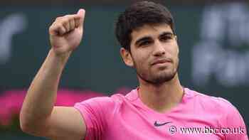 Miami Open: World number one Carlos Alcaraz begins title defence with emphatic win