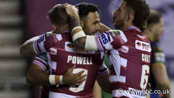 Super League: Wigan Warriors 20-16 Salford Red Devils - hosts score two late tries in comeback win