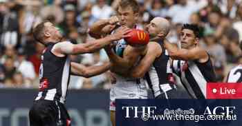 AFL 2023, round two LIVE updates: Rampaging Pies mercilessly shut down Power, Mihocek injured