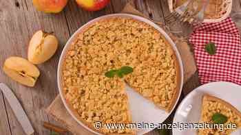 Süße Versuchung: Apfelstreuselkuchen mit Vanillepudding backen