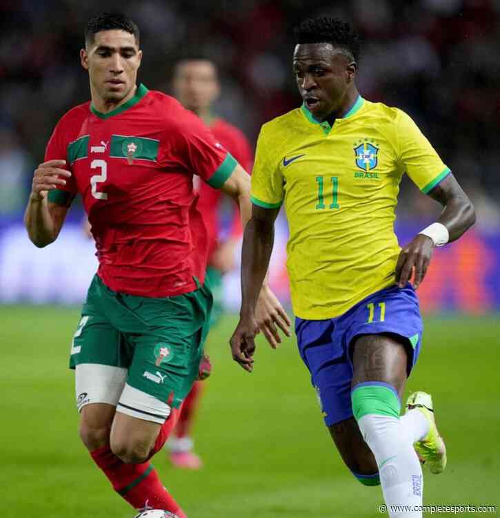 Vinicius, Casemiro, Antony In Action As Morocco Beat Brazil In Friendly Match