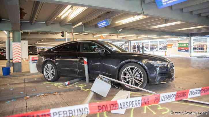 Man drives at pedestrians inside German airport garage, 3 injured