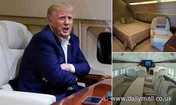 Donald Trump shows off his campaign secret weapon and takes DailyMail.com inside Trump Force One