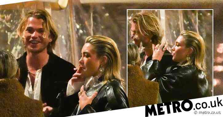 Florence Pugh and rumoured new boyfriend Charlie Gooch enjoy a night on the town in Rome