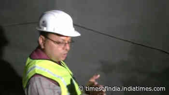Uttarakhand CM  Pushkar Singh Dhami takes stock of construction work going on at Delhi-Dehradun NH