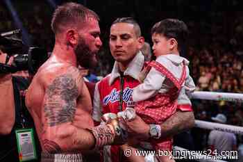 Beaten up Caleb Plant cheered by fans after defeat by Benavidez