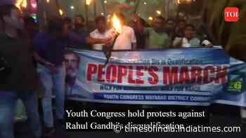 Congress holds 'satyagraha' protest across Kerala against Rahul Gandhi's disqualification
