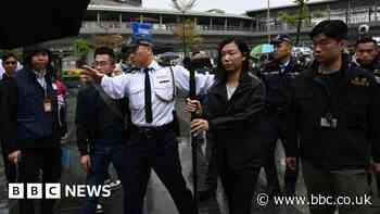 Police monitor first Hong Kong protest since 2020
