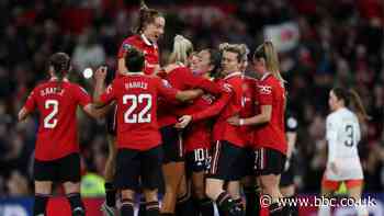 Manchester United Women 4-0 West Ham United Women: Marc Skinner's side return to WSL summit to put pressure on Chelsea.