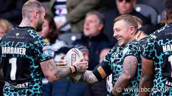 Super League: Hull FC 16-24 Leigh - Josh Charnley runs in hat-trick as Leopards win again