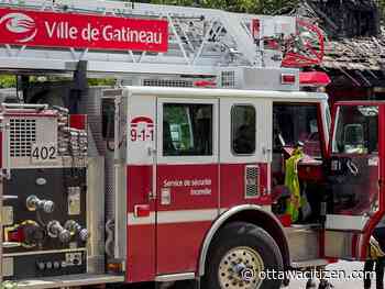 One treated for minor injuries after Gatineau firefighters respond to fire on Labrosse Boulevard