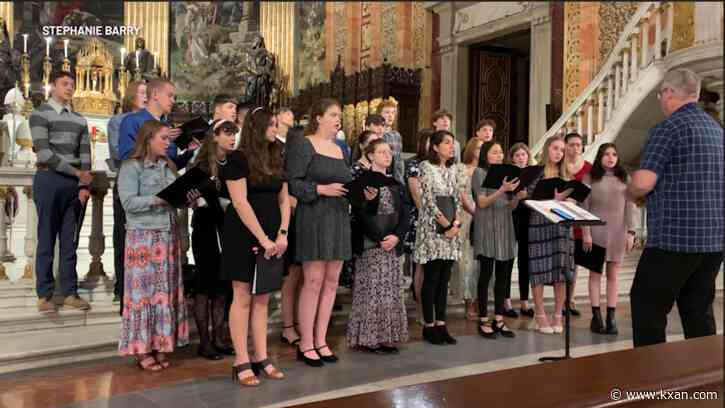 Marble Falls High School choir performs unexpected concert on European stage