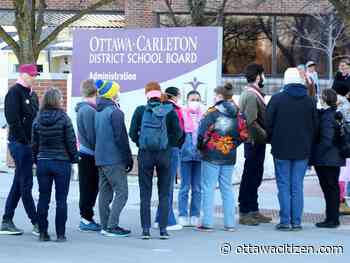 Overflow crowd turned away at Ottawa-Carleton District School Board meeting