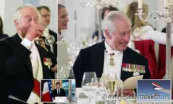 ROBERT HARDMAN: Banquet toasts to Charles and Camilla made with German bubbles!