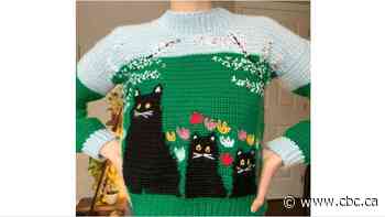 People love this crocheted Maud Lewis sweater — but it's not for sale