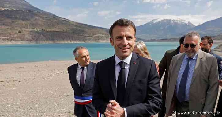 Macron will bis 2030 zehn Prozent Wasser einsparen