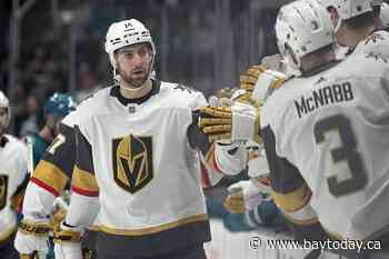 Couture scores in OT to lift Sharks past Golden Knights