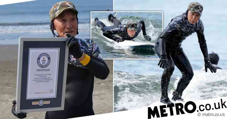 Man, 89, wants to carry on surfing until he’s 100 years old