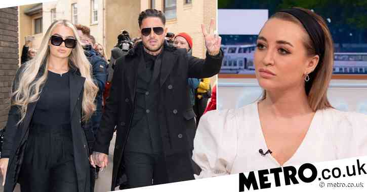 Georgia Harrison blasts Stephen Bear’s fiancé for continuing to support him through revenge porn jail sentence: ‘He’s a villain and so is she’