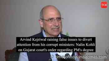 Kejriwal raising false issues to divert attention from his corrupt ministers: Nalin Kohli