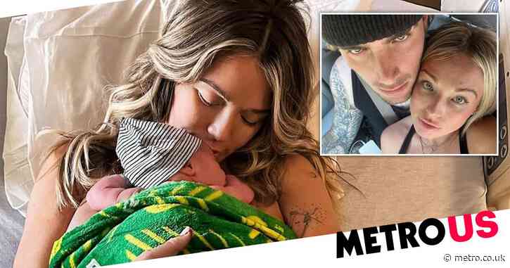 Spencer Webb’s girlfriend Kelly Kay gives birth to baby boy Spider months after athlete’s death