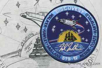 Son's design for astronaut dad's mission patch put into production 40 years later