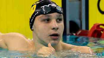 Canadian swimmer Ilya Kharun, son of Cirque du Soleil acrobats, turning heads at national trials